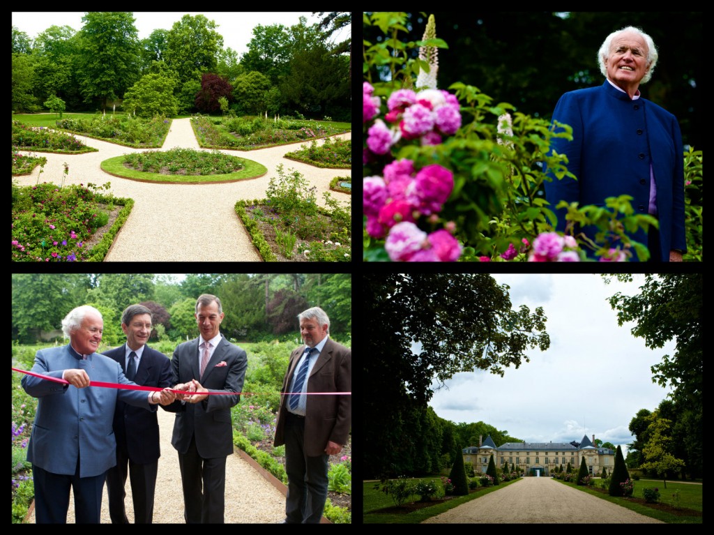 Yves Piaget inaugura il restauro del giardino delle rose antiche