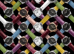 Nuovi cinturini colorati per i classici orologi Panerai