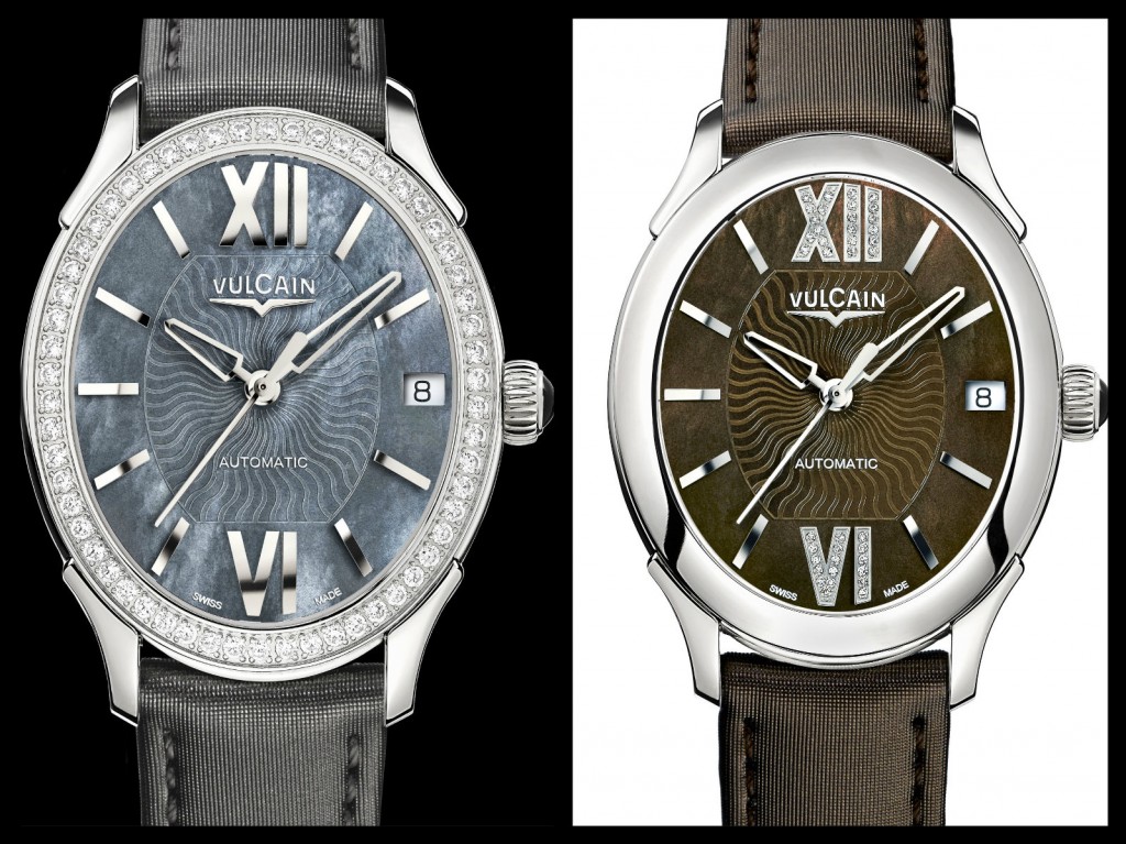 i nuovi automatici Vulcain in acciaio con o senza diamanti