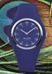 Alfex Ikon il Royal Blu, in alto Black Ellipse con LED arancione