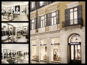 Burberry flagship store a Milano