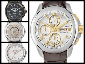 Trussardi Gent, cronografo, GMT, solo tempo tutti con movimenti Swiss Made