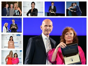 la consegna dei premi al Film