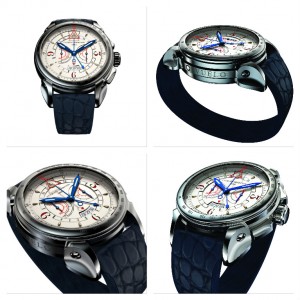 Quattro immagini del nuovo cronografo Vuelo