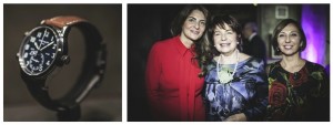 l Cslatrava Pilot Travelle e a destra Chiara e Maristella Pisa e Laura Gervasoni di Patek philippe