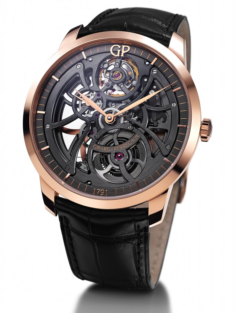 Girard-Perregaux collezione 1966 in oro rosa squelette