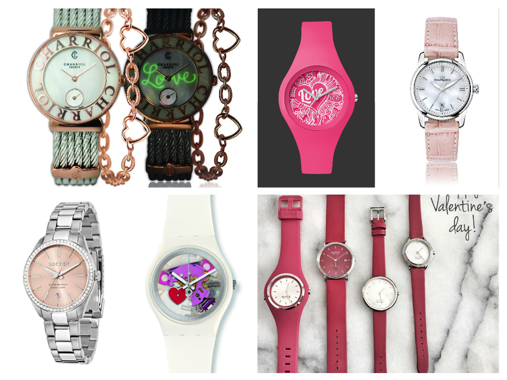 S.Valentino 2016, da sinistra Charriol Love, Morellato, ??????,Swatch e Alfex