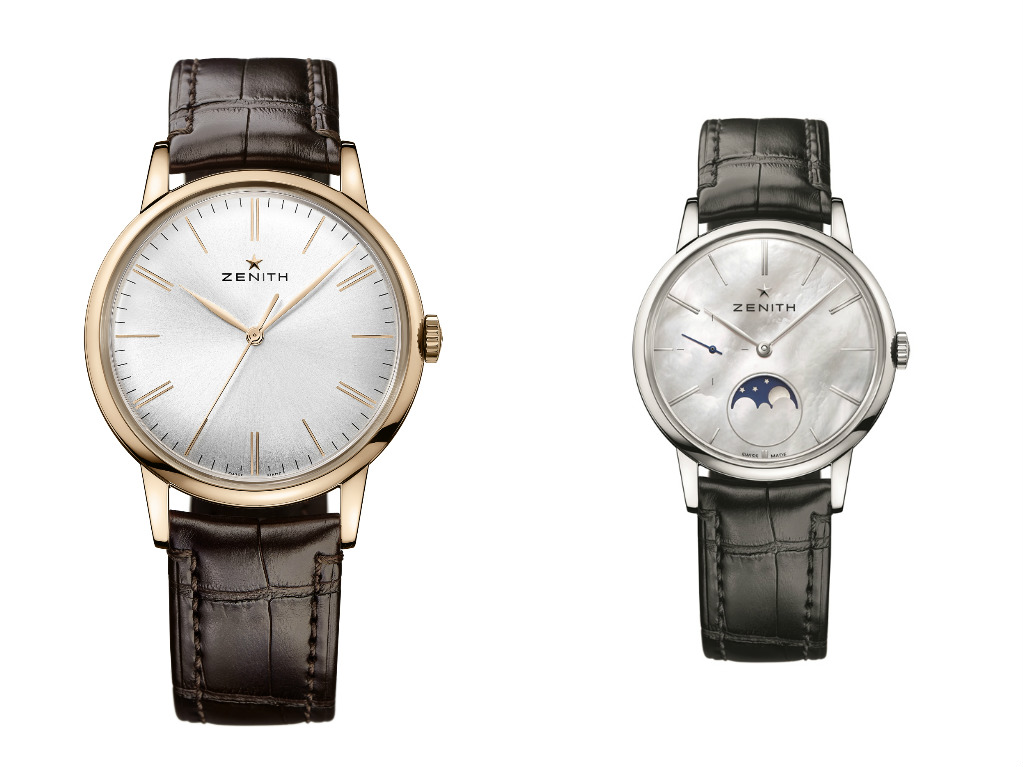 Elite 6150 in oro rosa e il Lady Elite con fasi di luna