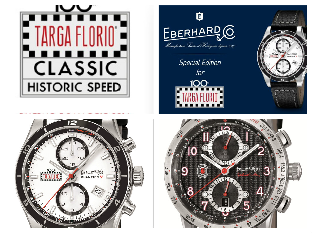 100° Targa Florio e i cronografi Eberhard&Co Chanpion V e Tazio Nuvolari Data
