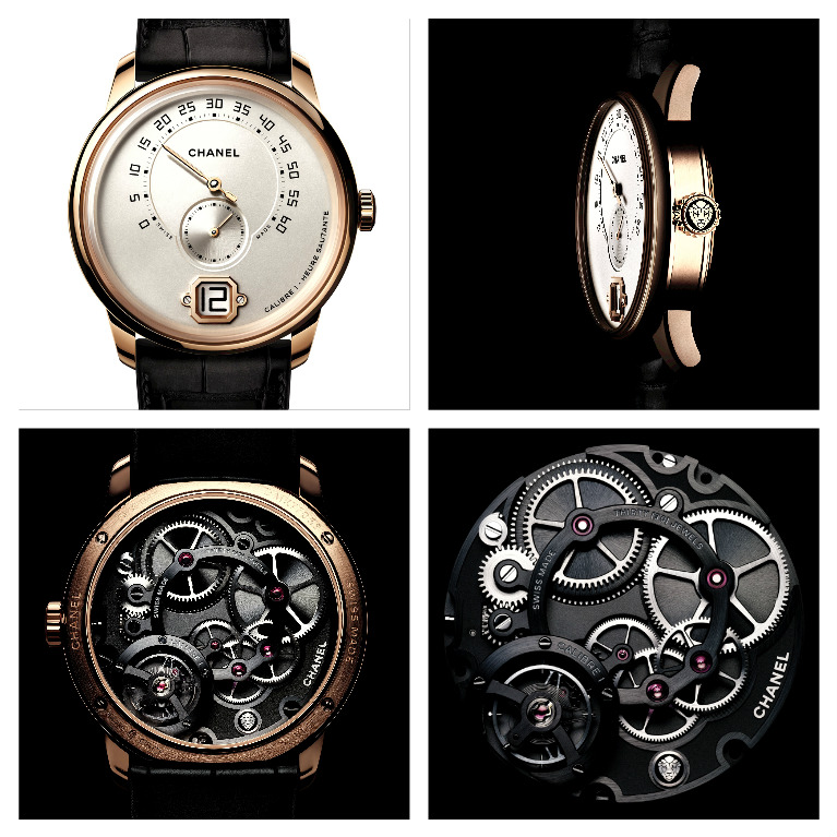 In oro giallo o bianco Monsieur de Chanel coperto da brevetti