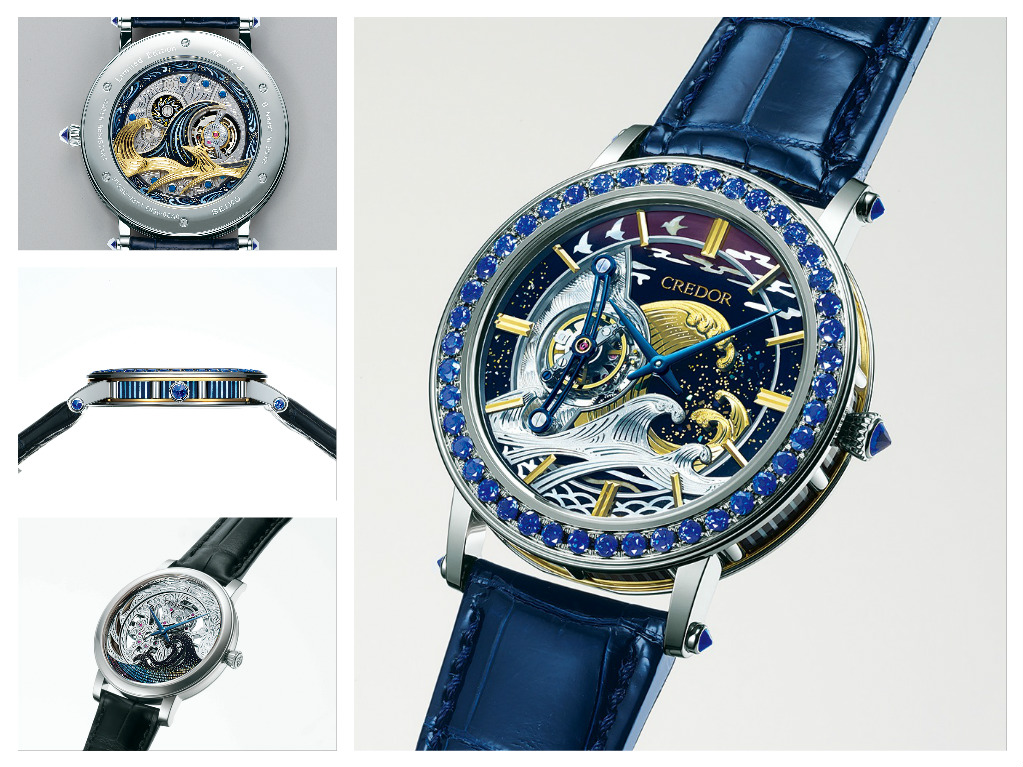 Seiko: Il Tourbillon di Seiko, e a lato, lo squelette, tutti di Credor