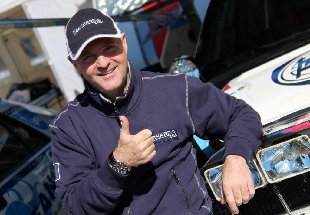 miki biasion, campione di Rally con i colori di Eberhard & Co