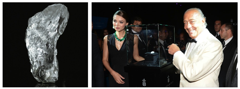 Fawaz Gruosi e il diamante grezzo di 404 carati