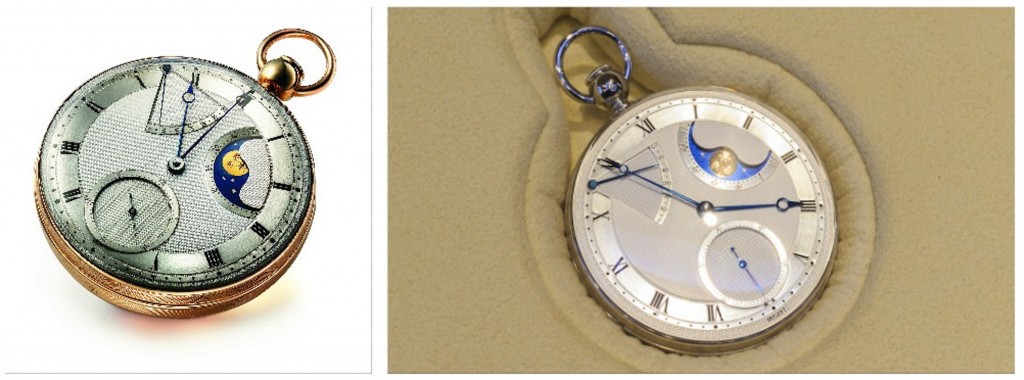 A sinisra l'originale a destra la riedizione