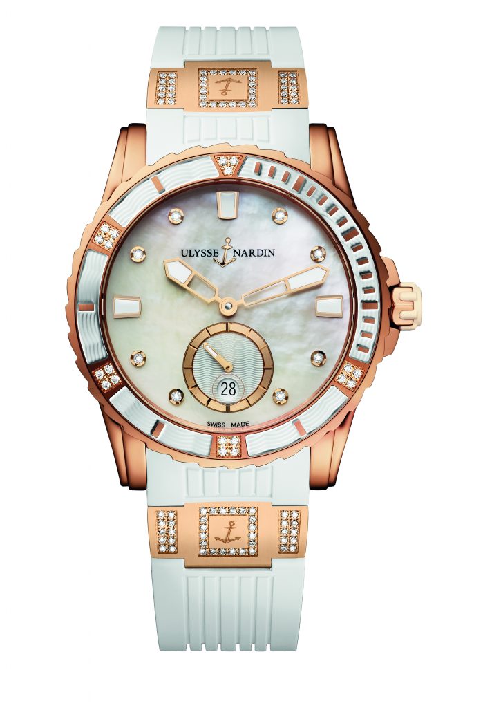 Lady Diver di Ulysse Nardin impermeabile a -300 m.