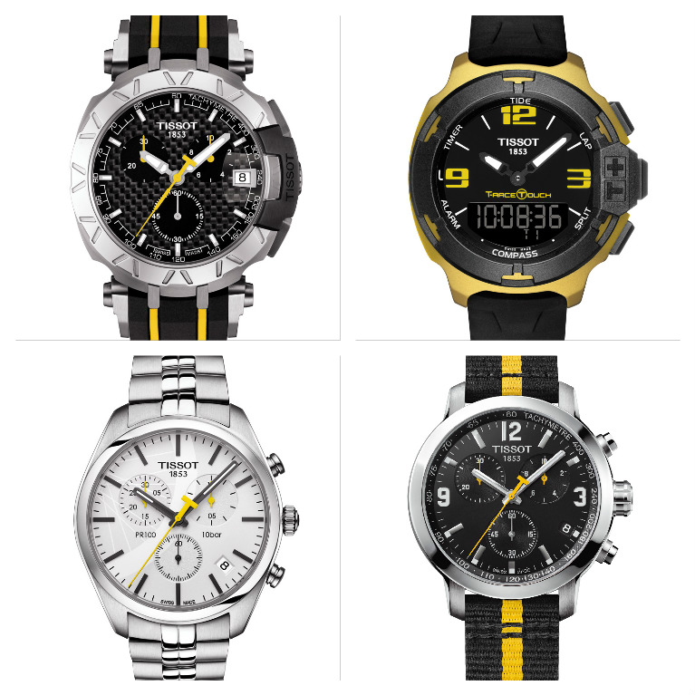 la collezione dei Tissot dedcicati al tour defrance 2016