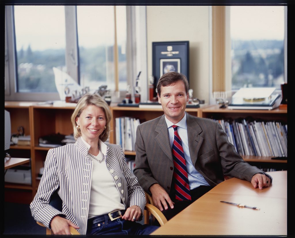 Peter e Aletta Stas nel 2001