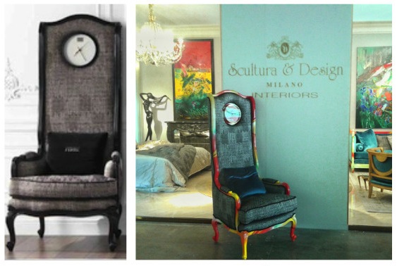 la poltrona Big Ben disegnata da Ferrè