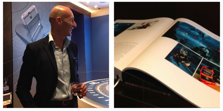 Gianluca Genoni e il libro edito da Blancpain