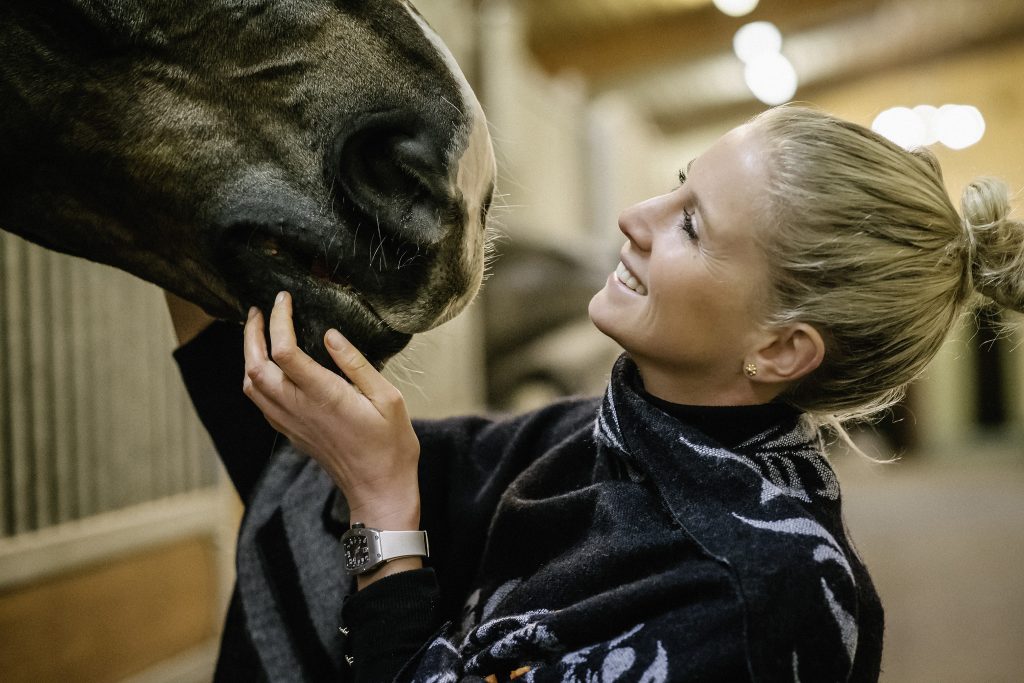 Jessica von Bredow poses during a portrait session on November 2, 2016 in Tuntenhausen, Germany. (Photo by Sebastian Widmann/Getty Images for Richard Mille)