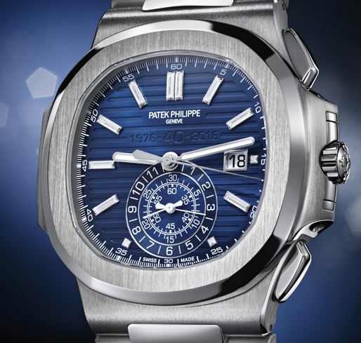 Nautilus del 40° il cronogrfo automatico in oro bianco