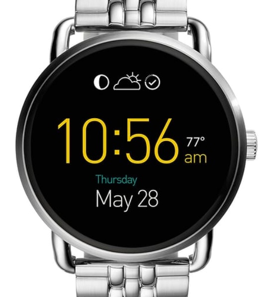 Uno dei molti modelli Fossil Smartwatch